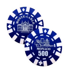 Monaco Blue Poker Chip