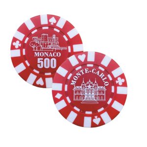 Monaco Red Poker Chip