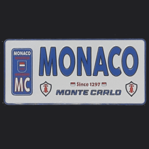 Monaco Number Plate Magnet