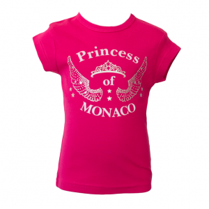 T-Shirt Princess Wings Monaco Fuchsia Front