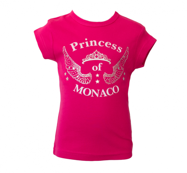 T-Shirt Princess Wings Monaco Fuchsia Front