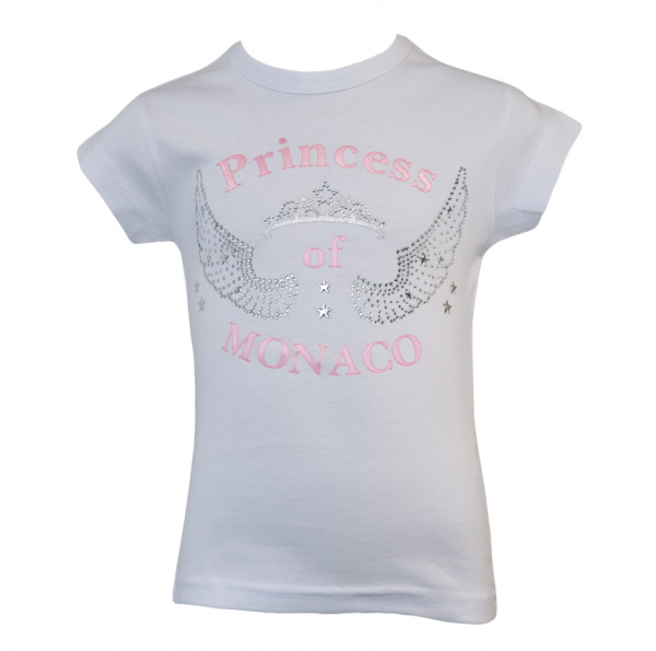T-Shirt Princess Wings Monaco White Front