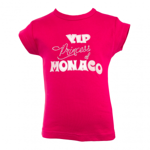 T-Shirt VIP Princess Of Monaco Fuchsia Front
