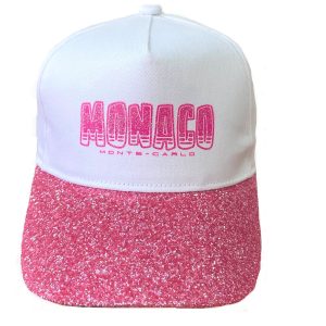 girl-glitter-cap-monaco-pink-and-white-front