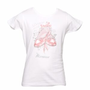 Girl T-Shirt Dance With Me White