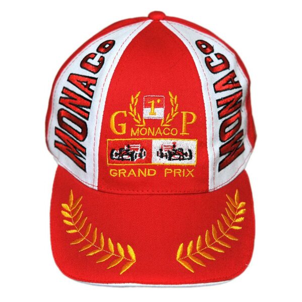 Kid Monaco Grand-Prix Cap Diagonal Red