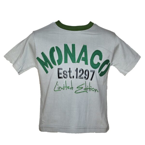 Kid T-Shirt Monaco Grey