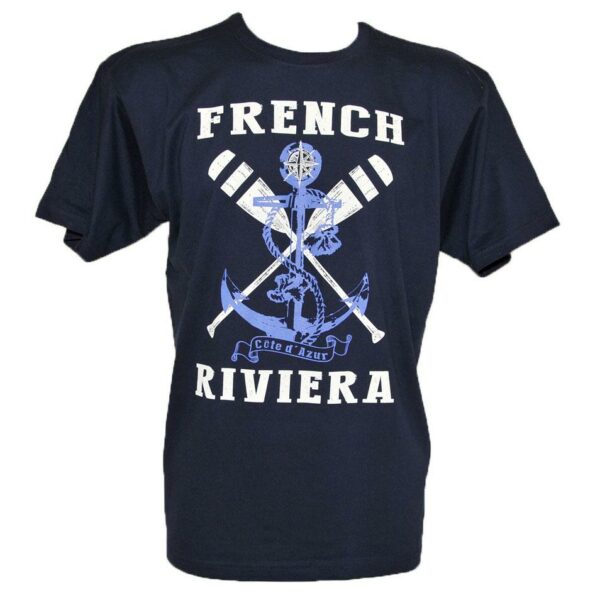 Men T-Shirt with French Riviera Navy