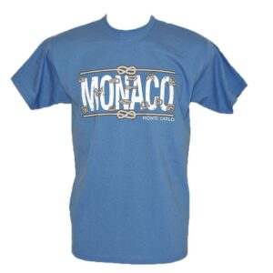 Men T-Shirt Monaco Knot Blue