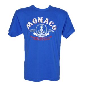Men T-Shirt Monaco Marina Royal