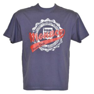 Men T-Shirt Monaco Stamp Denim