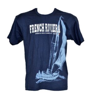 Men T-Shirt French Riviera Sailing Navy