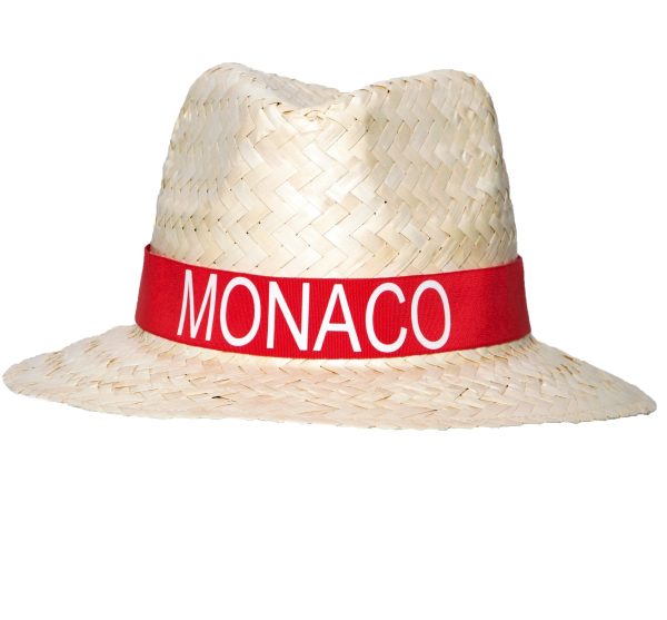 monaco men straw hat front