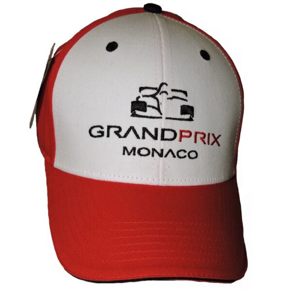 Adult Cap Grand-Prix Chic White And Red