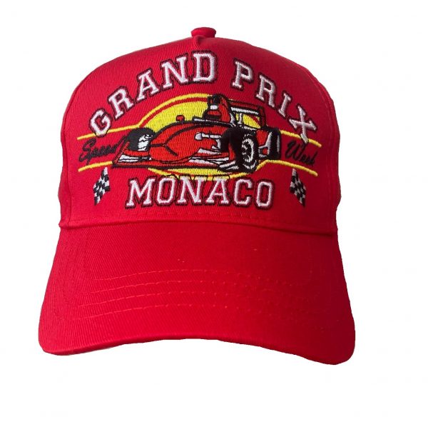 Red kid cap Monaco Grand-prix speed week