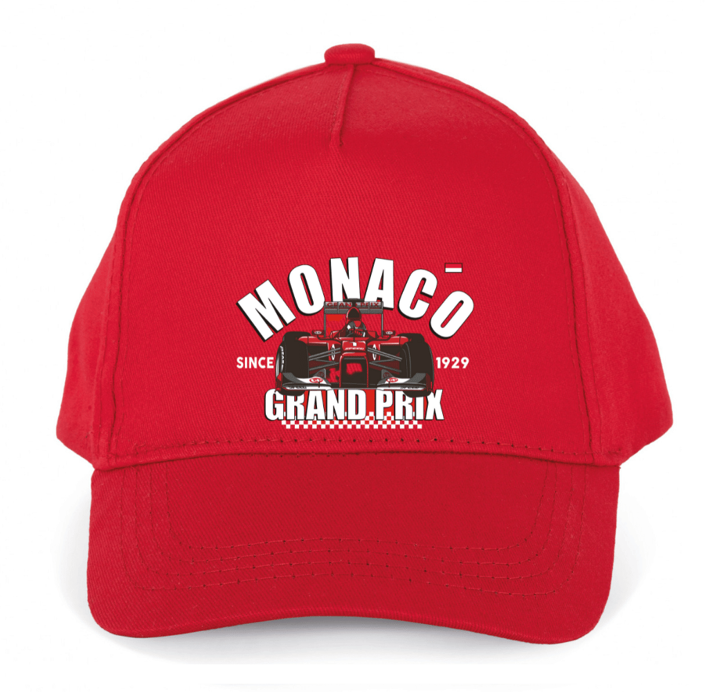 RARE / CAP: MONACO GRAND PRICE RED FERRARI FORMULA 1 F1 / CAP NEW