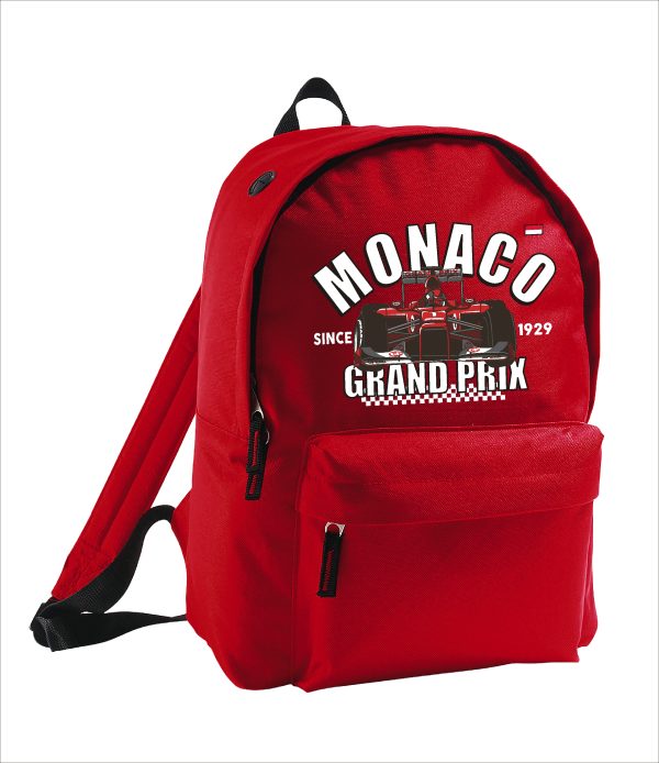 Red Monaco grand-prix backpack