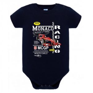 BABY BODYSUIT MONACO GRAND PRIX RACING SWD BLACK