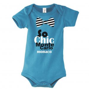 baby bodysuit so chic stripes blue