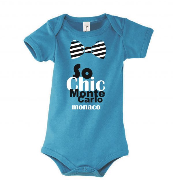 baby bodysuit so chic stripes blue