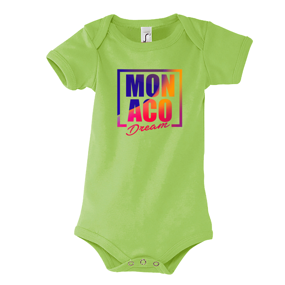 BABY BODYSUIT MONACO DREAM GREEN