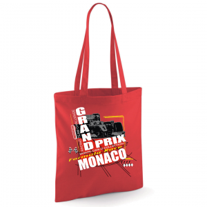 Monaco Grand-prix Formula Race Tote Bag Red