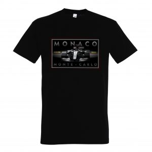 MONACO GP rectangle 2024 tee shirt noir