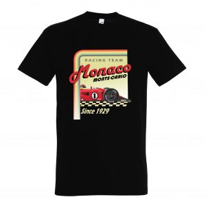 MONACO GP vintage 2024 tee shirt noir