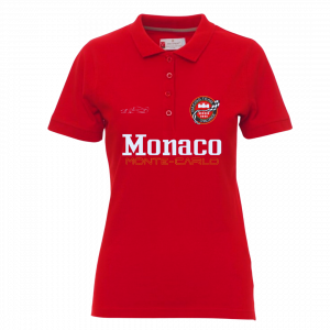 Polo femme monaco racing gold red
