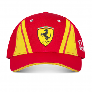 Adult Team Ferrari Cap Red front U2701-1