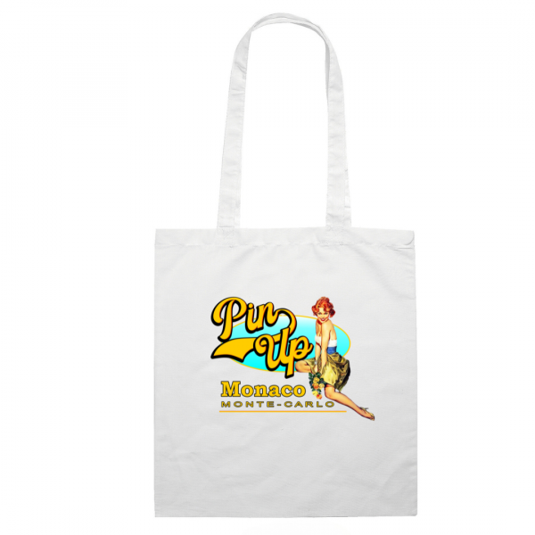 Tote bag Pin Up Monaco White