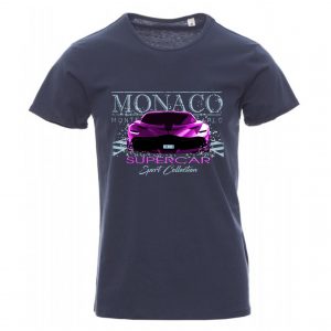 men tshirt monaco supercar navy