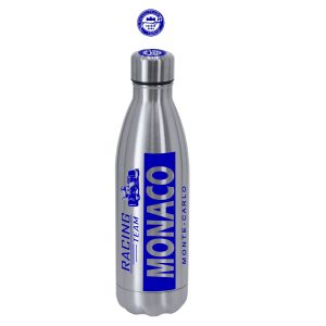 Water Bottle Blue Monaco Racing Silver